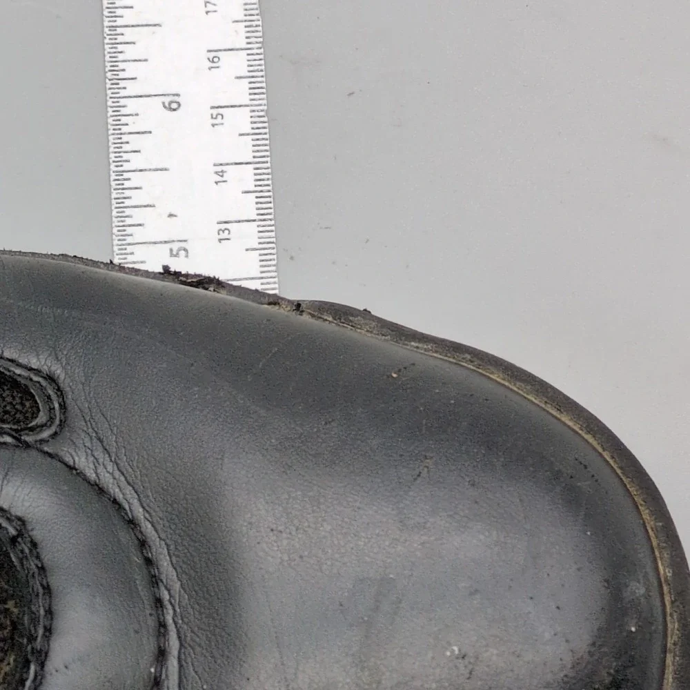 Galls‎ Boots Mens Black 9.5 Wide Leather Tactical Duty Work Shoe Lace Up SP430